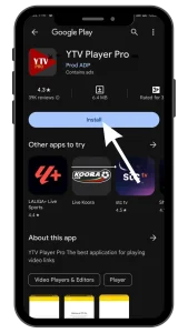 تثبيت YTV Player Pro