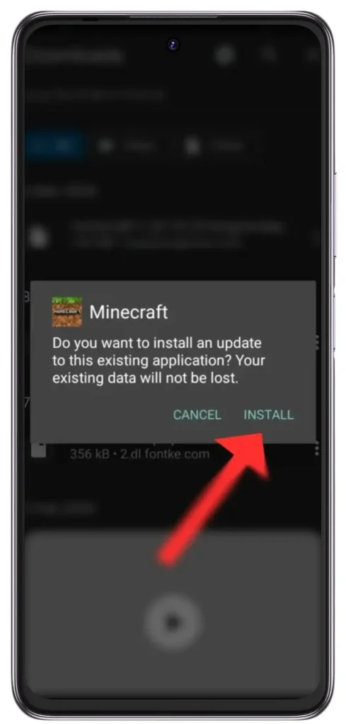 افتح ملف Minecraft الموجود لديك وانقر لتثبيته
